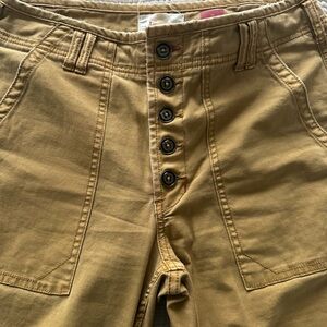 Anthropologie cropped canvas pants